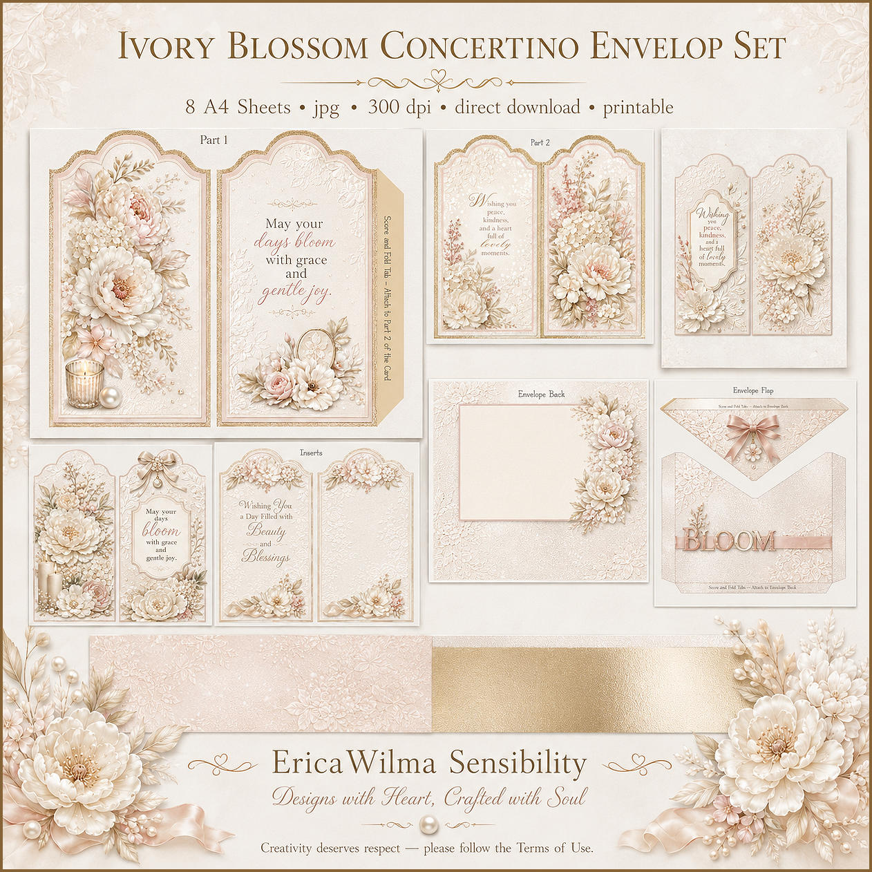 (image for) EW AI Concertino Envelop set Ivory Blossom 2026
